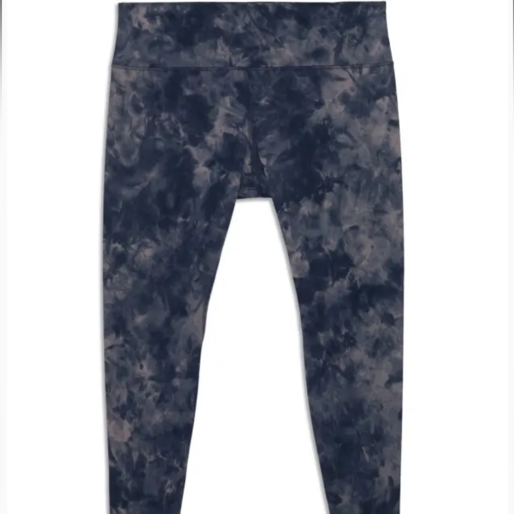 Express Blue Marbled Leggings